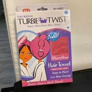 Turbie Twist Microfiber Hair Towel - Pink